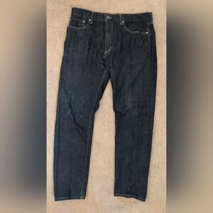 Levi Strauss Men's High Waisted Straight Leg Jeans